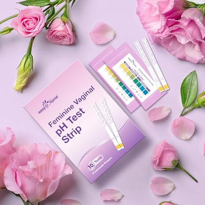 Easy@Home Vaginal pH Test -10 Strips | BV Test Kit at Home for Women | Yeast Infection Test + pH Balance Easy@HomeBuy Supplements Australia