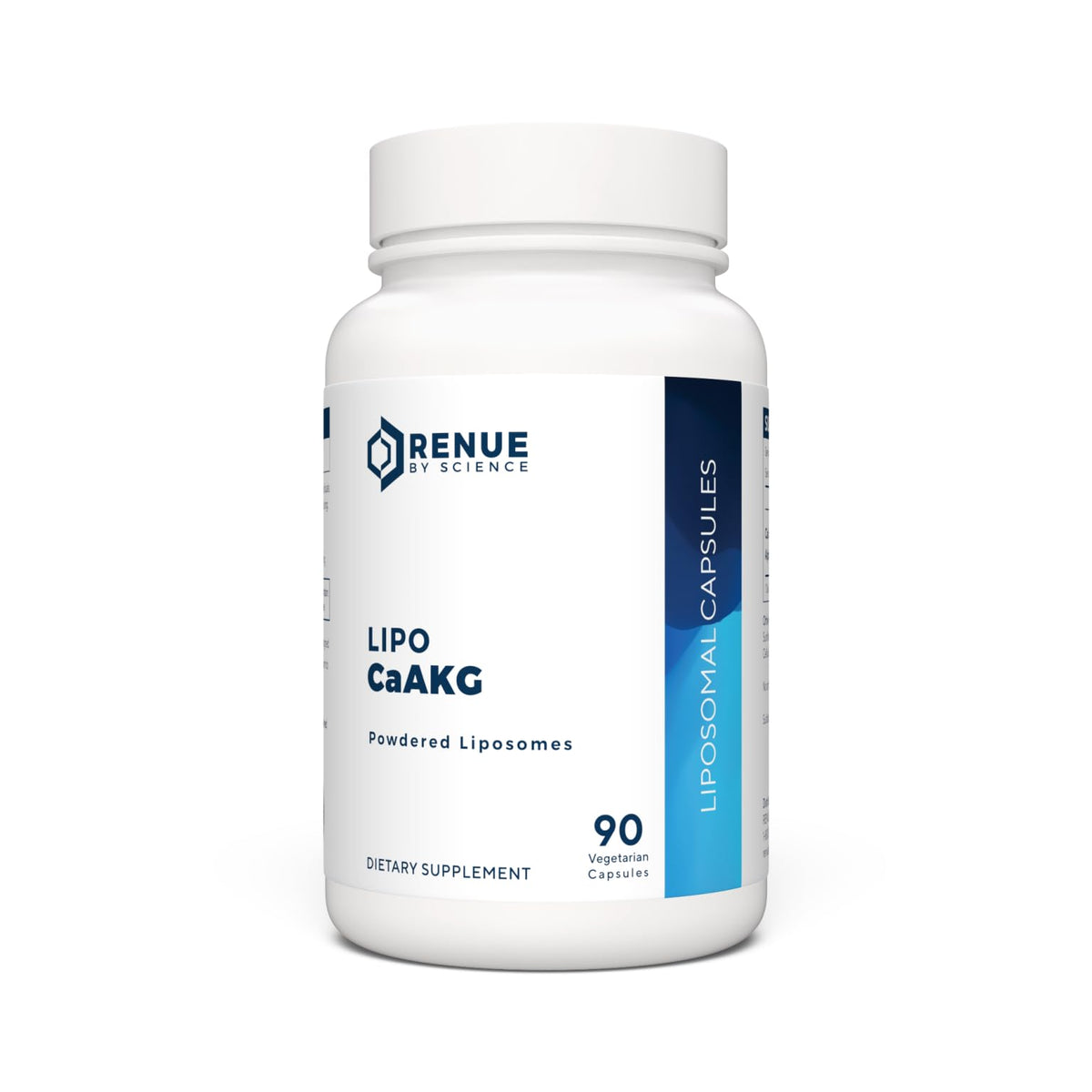 RENUE by SCIENCE CA AKG Supplement | High Strength Liposomal Calcium AKG | 90 Calcium Alpha-Ketoglutarate Capsules - 300mg CA AKG per Serving CA-AKG Supplement | Non-GMO & Made in The USA Renue By ScienceBuy Supplements Australia