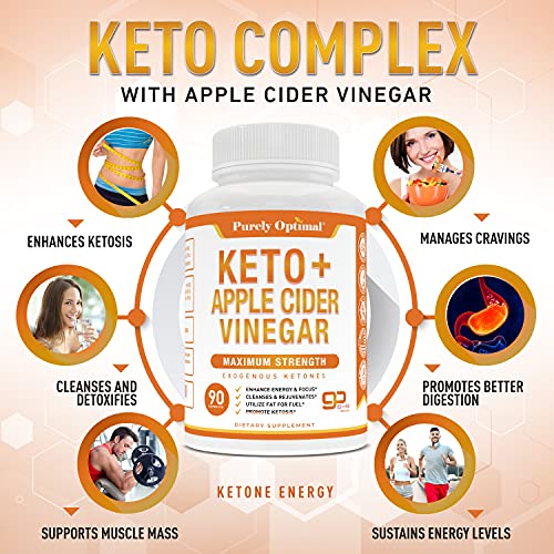 Purely Optimal Keto BHB + Apple Cider Vinegar Capsules with The Mother - Keto Diet Purely OptimalBuy Supplements Australia