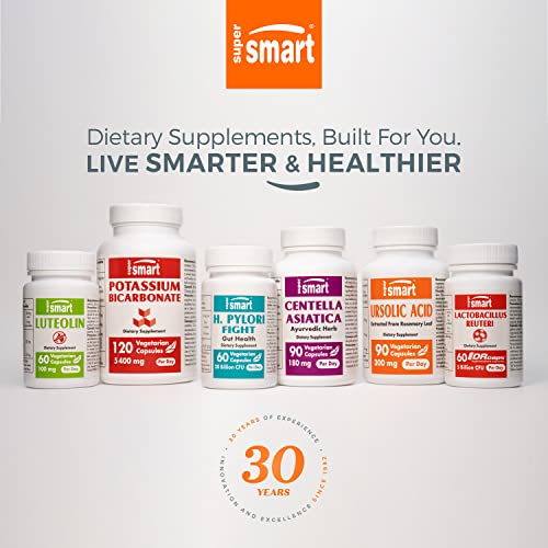 Supersmart - EDTA 1000mg per Day - Calcium Disodium EDTA Supplement | Non-GMO SupersmartBuy Supplements Australia