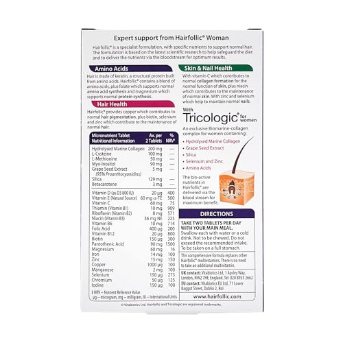 Hairfollic Her 60 Tablets HairfollicBuy Supplements Australia
