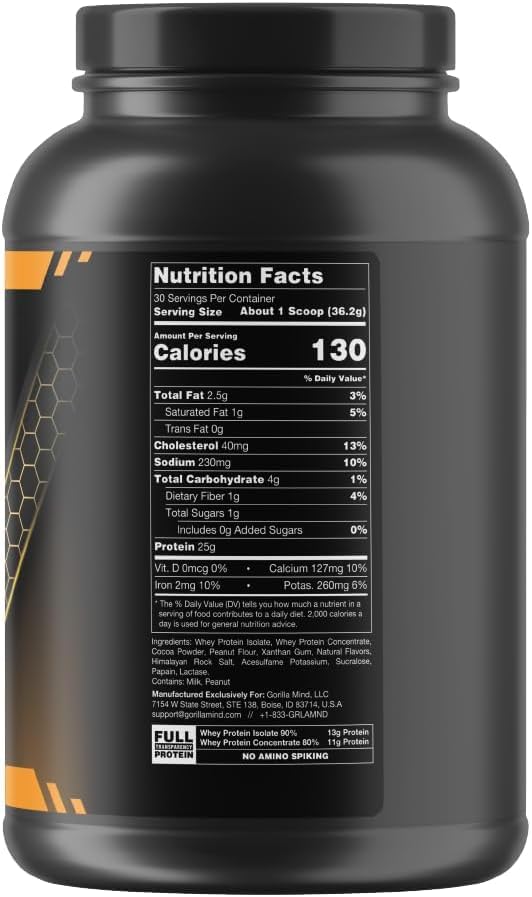 Gorilla Mode Premium Protein - Chocolate Peanut Butter / 24 Grams of Protein/Recover Gorilla MindBuy Supplements Australia
