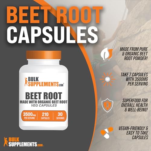 BULKSUPPLEMENTS.COM Beet Root Capsules - Beetroot Supplement, Beet Root Pills BULKSUPPLEMENTS.COMBuy Supplements Australia