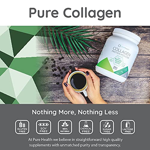 Pure Health Unflavored Collagen Powder Supplement 454g | 20g of Protein Per Serving Pure HealthBuy Supplements Australia