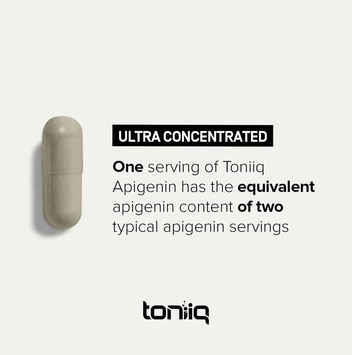 Toniiq Ultra High Strength Liposomal Apigenin - 100mg Formula - Highly Bioavailable for Superior Absorption - 180 Vegetarian Capsules Toniiq buy supplements Au