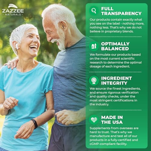 Zazzee Extra Strength Citicoline CDP Choline, 500 mg per Serving, 100 Vegan Capsules ZazzeeBuy Supplements Australia