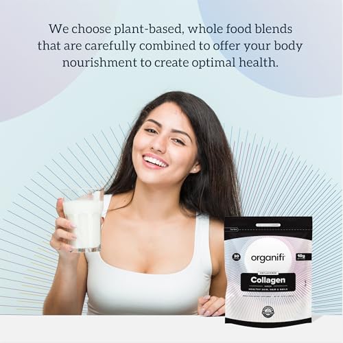Organifi Collagen Powder - Fuller Hair, Stronger Nails, and Radiant Skin - Replenish OrganifiBuy Supplements Australia
