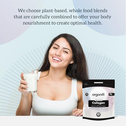 Organifi Collagen Powder - Fuller Hair, Stronger Nails, and Radiant Skin - Replenish OrganifiBuy Supplements Australia