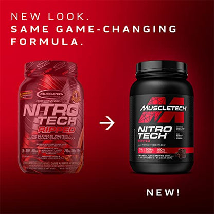 Protein Powder for Weight Loss - MuscleTech Nitro-Tech Ripped - Whey Protein Powder MuscleTechBuy Supplements Australia