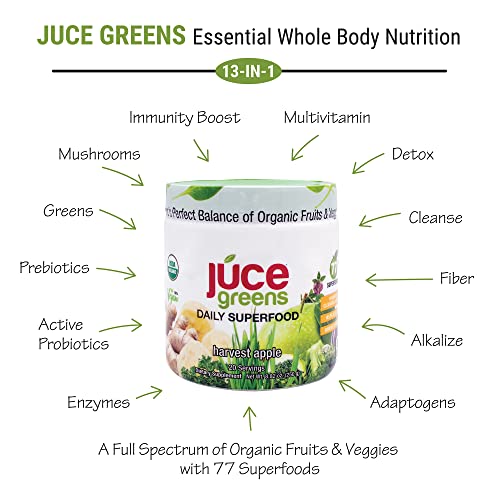Terra Kai Organics JUCE Green Superfood Powder, Organic Fruits and Veggies Supplement Terra Kai OrganicsBuy Supplements Australia