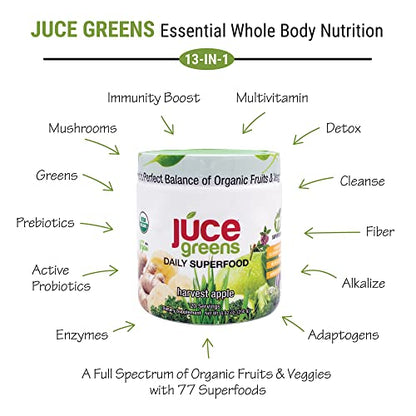 Terra Kai Organics JUCE Green Superfood Powder, Organic Fruits and Veggies Supplement Terra Kai OrganicsBuy Supplements Australia