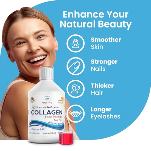 Swedish Nutra Liquid Marine Collagen - Sugar Free Berry Flavour | Minimize Fine Lines, Wrinkles & Improve Skin Elasticity Swedish NutraBuy Supplements Australia