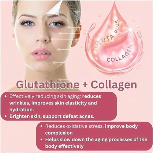 Glutathione Collagen Gummies,Glutathione Collagen Glow Gummies for Dark Spot,60 Pieces NNOVATBuy Supplements Australia