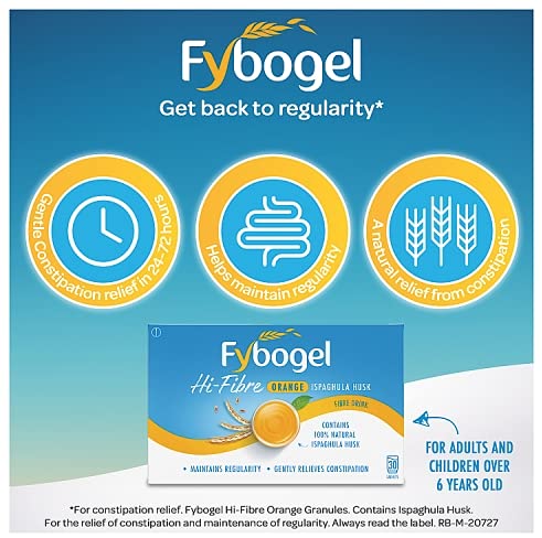 Fybogel Orange - 30 Sachets x 2 Packs FybogelBuy Supplements Australia