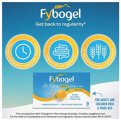 Fybogel Orange - 30 Sachets x 2 Packs FybogelBuy Supplements Australia