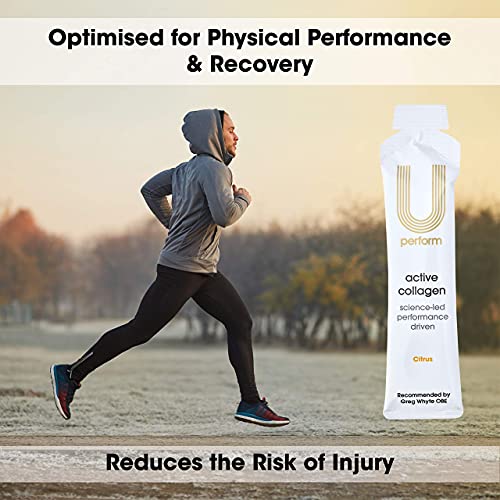 U Perform - Sports Muscle Recovery Supplement - High Protein Liquid Collagen Drink - Great for Joints Repair - Citrus Tasting and Natural Ingredients Based (8000mg) (14 sachets) U PerformBuy Supplements Australia