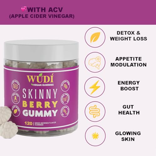 Wúdí Skinny Berry Gummy - Detox, Metabolism & Energy Booster, Plant Based Healthy WúdíBuy Supplements Australia