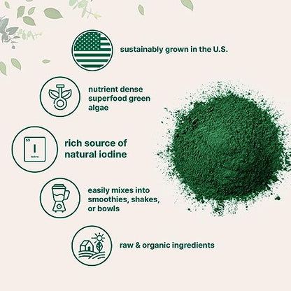 Organic Kelp Powder Supplement, 2lbs | Sustainably US Grown, Raw Ascophyllum Nodosum Micro IngredientsBuy Supplements Australia