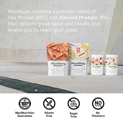 MaxiNutrition - MaxVegan Protein Powder, Chocolate - Plant Based Protein Food Supplement MaxiNutritionBuy Supplements Australia