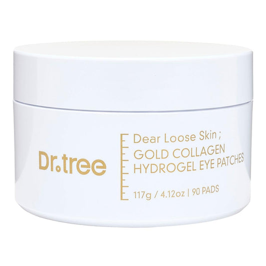 Dr. Tree 24kt Gold Collagen Hydrogel Eye Patches, with Niacinamide and Hyaluronic Acid – Hydrating Under Eye Patches For Dark Circles, Fine Lines & Puffiness - 117g / 4.12 oz (90 Pads) Dr. Tree buy supplements Au