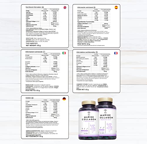 Marine Collagen with Hyaluronic Acid for Skin Care, Hair Care, Joints. Magnesium, Vitamin C. Hydrolysed Collagen Supplements N2 Natural NutritionBuy Supplements Australia