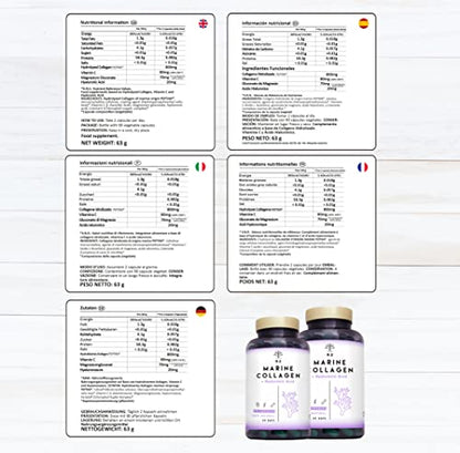 Marine Collagen with Hyaluronic Acid for Skin Care, Hair Care, Joints. Magnesium, Vitamin C. Hydrolysed Collagen Supplements N2 Natural NutritionBuy Supplements Australia