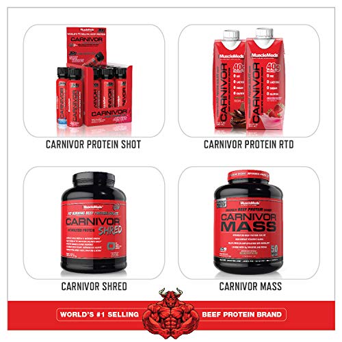 MuscleMeds Carnivor Bioengineered Beef Protein Isolate, Vanilla Caramel, 3.9 Pound MuscleMedsBuy Supplements Australia