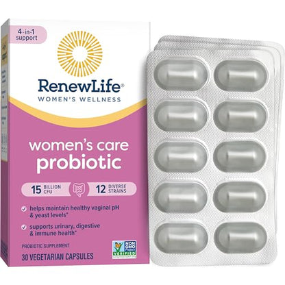 Renew Life Women's Probiotic Capsules, Supports pH Balance for Women, Vaginal, Urinary Renew LifeBuy Supplements Australia