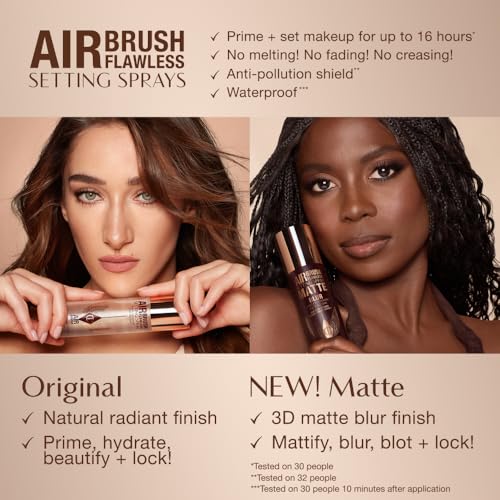 Charlotte Tilbury Airbrush Flawless Setting Spray - Ultra-Fine Hydrating Mist to Prime