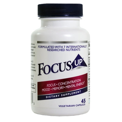 FocusUP Brain & Energy Support Supplement – Natural Nootropic Capsules with Acetyl L-Carnitine, Rhodiola, DMAE & Huperzine-A | Supports Focus, Memory, Mood & Mental Clarity | 45 Sugar-Free Capsules XoomaBuy Supplements Australia