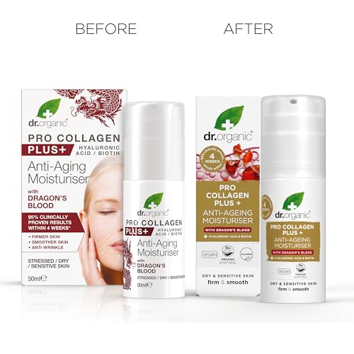 Dr Organic, Organic Pro Collagen with Dragons Blood, Natural, Vegan, Cruelty Free, Paraben & SLS Free, 50ml DR ORGANICBuy Supplements Australia