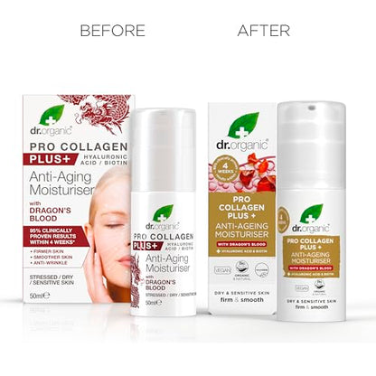 Dr Organic, Organic Pro Collagen with Dragons Blood, Natural, Vegan, Cruelty Free, Paraben & SLS Free, 50ml DR ORGANICBuy Supplements Australia