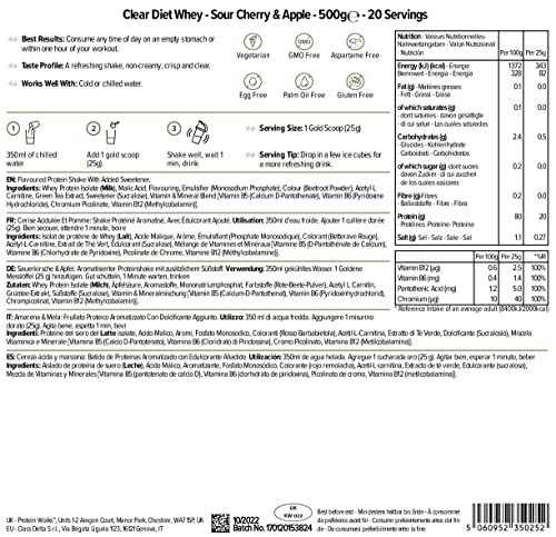 Protein Works - Clear Diet Whey Protein Isolate Powder | Refreshing High Protein Drink THE PROTEIN WORKSBuy Supplements Australia