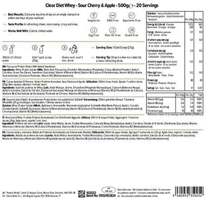 Protein Works - Clear Diet Whey Protein Isolate Powder | Refreshing High Protein Drink THE PROTEIN WORKSBuy Supplements Australia