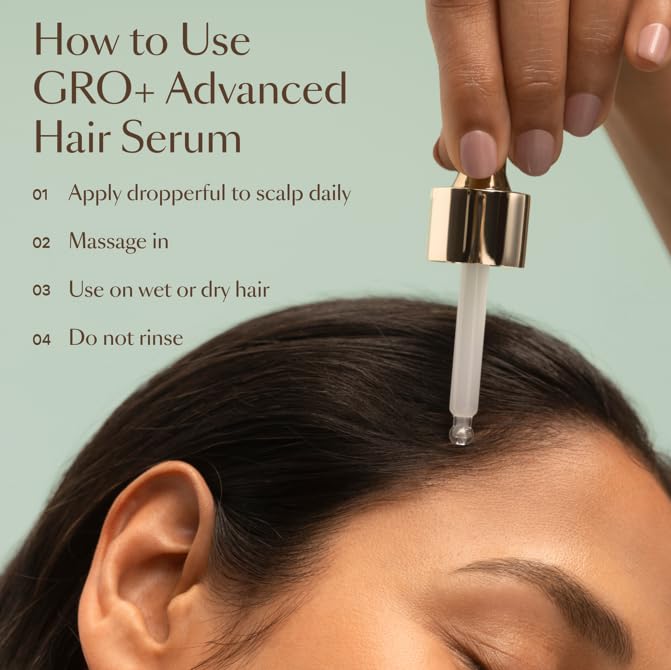 VEGAMOUR GRO+ Advanced Hair Serum for Improving Hair Density, Tonic Reduces Shedding and Promotes a Healthy Scalp, 1 pack VEGAMOURBuy Supplements Australia