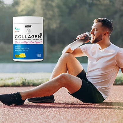 Weider Collagen Plus. Powder Preparation with Collagen peptides (Peptan), hyaluronic Acid WeiderBuy Supplements Australia
