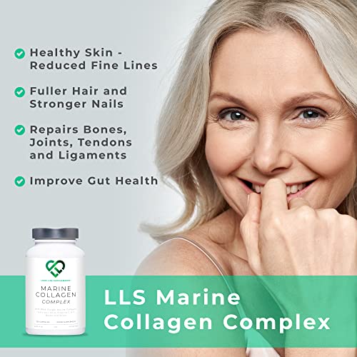 Wild-Caught Marine Collagen Complex Capsules with Hyaluronic Acid | 120 Capsules - 2 Month Supply LOVE LIFE SUPPLEMENTSBuy Supplements Australia