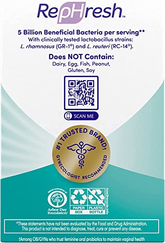 RepHresh Pro-B Probiotic Feminine Supplement (.60 Count) RephreshBuy Supplements Australia
