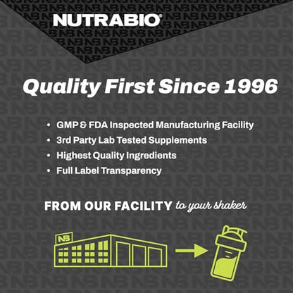NutraBio Classic Whey Protein Powder- 25G of Protein Per Scoop - No Fillers, Artificial NutraBioBuy Supplements Australia