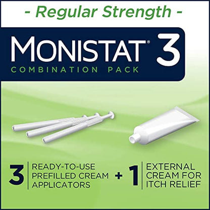 Monistat 3 Day Yeast Infection Treatment for Women, 3 Miconazole Pre-Filled Cream Applicators & External MonistatBuy Supplements Australia