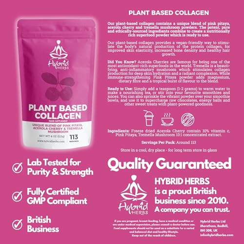 HYBRID HERBS – Plant Based Collagen Powder - Anti Aging Supplement for Skin, Wrinkles Hybrid HerbsBuy Supplements Australia