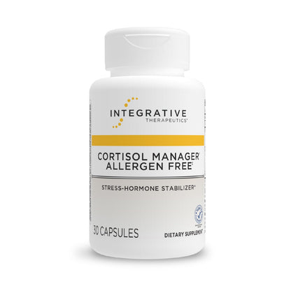 Integrative Therapeutics Cortisol Manager Allergen Free - Adrenal Health Support Supplement for Healthy Stress Response* - Vegan, Non-Dairy & Gluten-Free - 30 Capsules (15 Servings) Integrative TherapeuticsBuy Supplements Australia