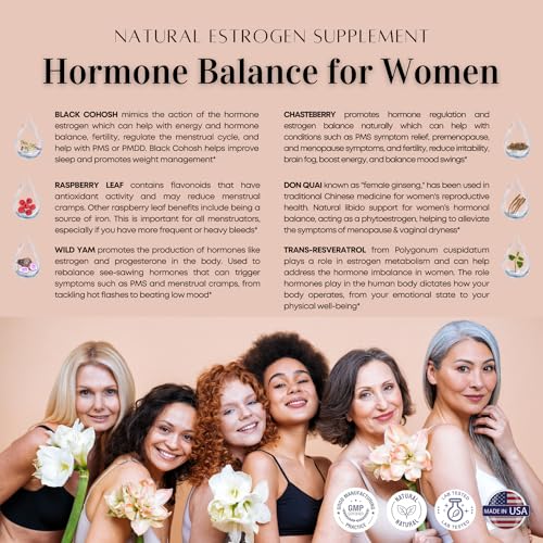 Womens Hormone Balance Supplement for Mood Swings, Hot Flashes Menopause Relief HERBAL HOTBuy Supplements Australia