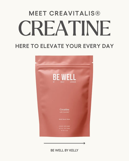 Be Well by Kelly Creatine with Creavitalis, Dietary Supplement, 1lb (450g), 90 Servings Build. Boost. Brain. Be Well by Kelly LeVequeBuy Supplements Australia