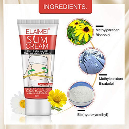 Hot Cream 2 Pack, Slimming Hot Cream for Belly Burns Fat, Slimming Cream Fat Burning SHIFAKOUBuy Supplements Australia