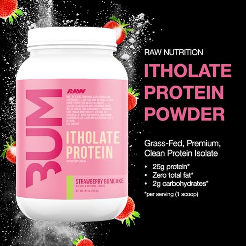 RAW Whey Isolate Protein Powder, Strawberry BumCake (CBUM Itholate Protein) RAWBuy Supplements Australia