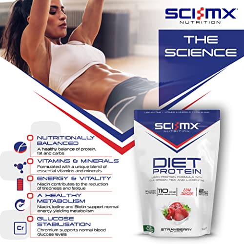SCI-MX Diet Protein, High Protein, Low Sugar, Low Fat Lean Protein Formula Powder with Added CLA SCI-MXBuy Supplements Australia