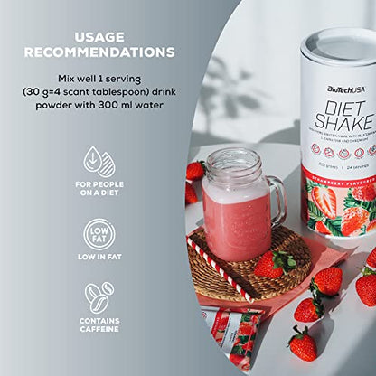 BioTechUSA Diet Shake | High-Protein, Low-Fat | with Superfoods, Chromium, Glucomannan BioTechUSABuy Supplements Australia