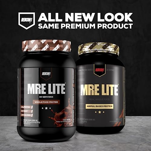REDCON1 MRE Lite Whole Food Protein Powder, Blueberry Cobbler - Low Carb & Whey REDCON1Buy Supplements Australia