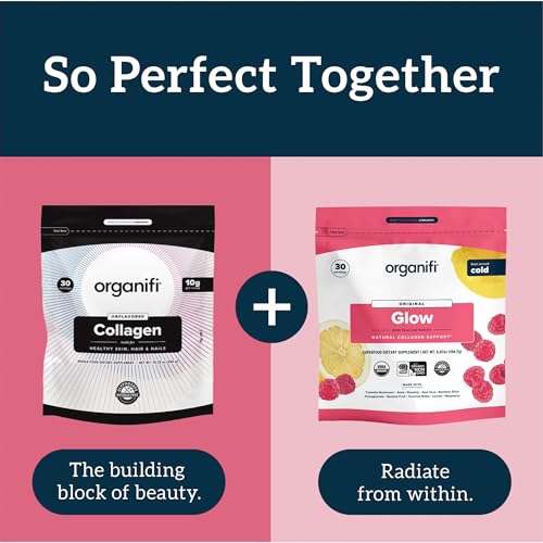 Organifi Collagen Powder - Fuller Hair, Stronger Nails, and Radiant Skin - Replenish OrganifiBuy Supplements Australia